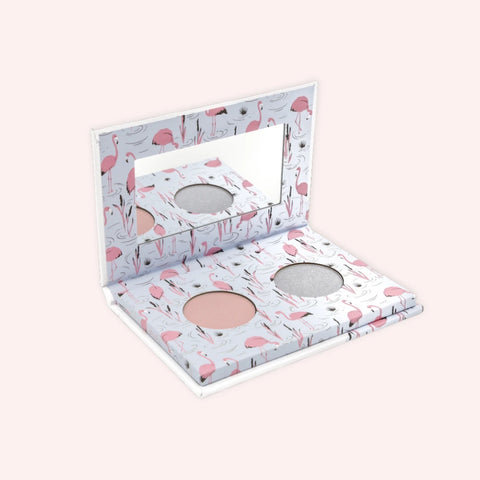 Natural Duo Eyeshadow - Pink &amp; Blue