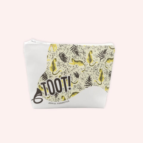 Cheeky Cheetah Makeup Bag