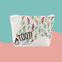 Pretty Parrot Makeup Bag