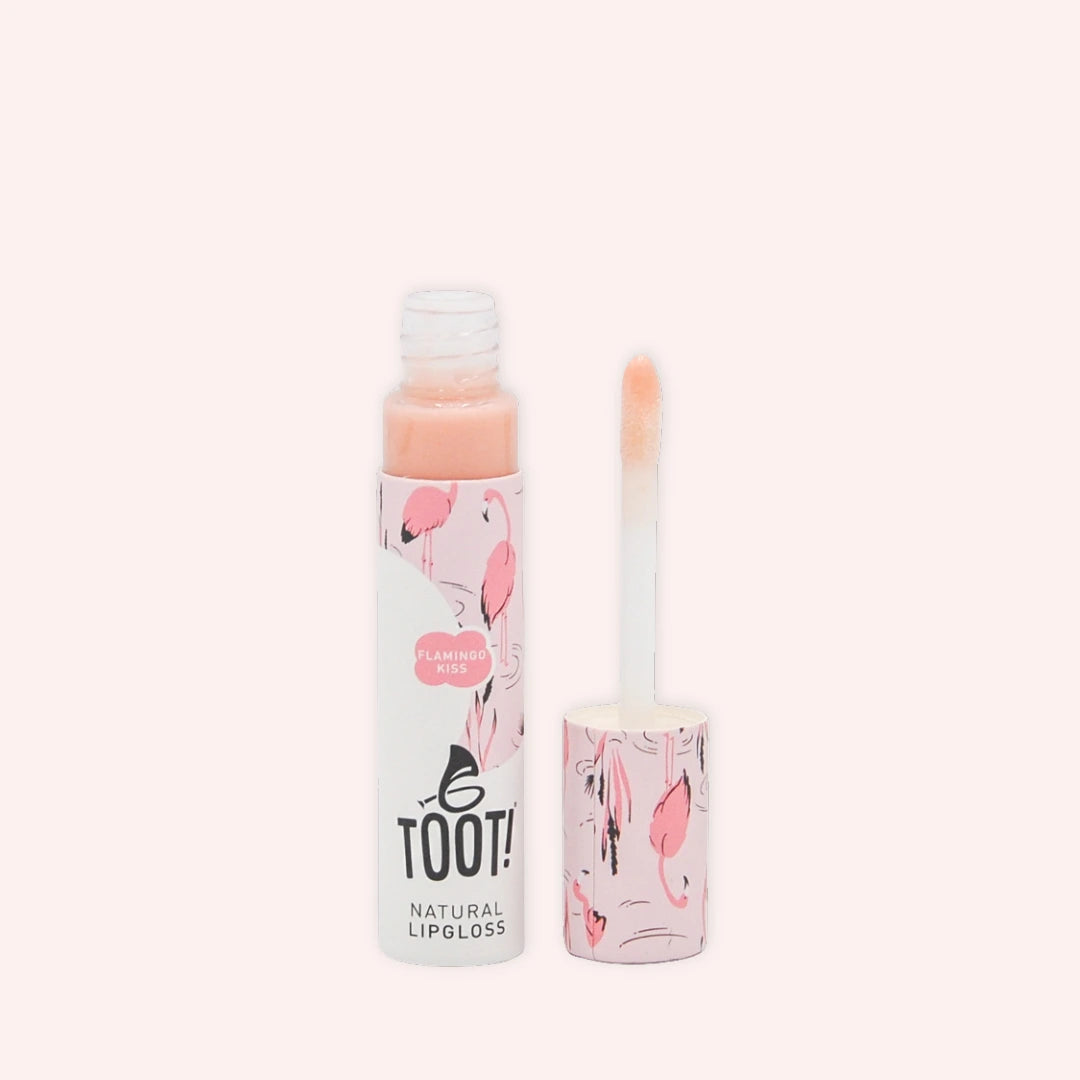 Natural Lip Gloss - Flamingo Kiss