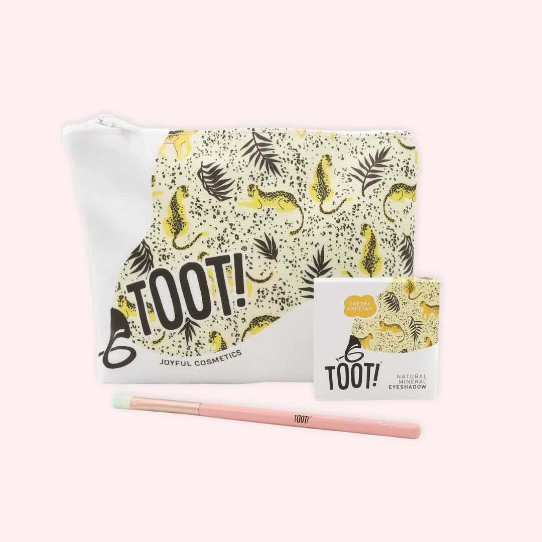 Cheeky Cheetah Eyeshadow Bag Set