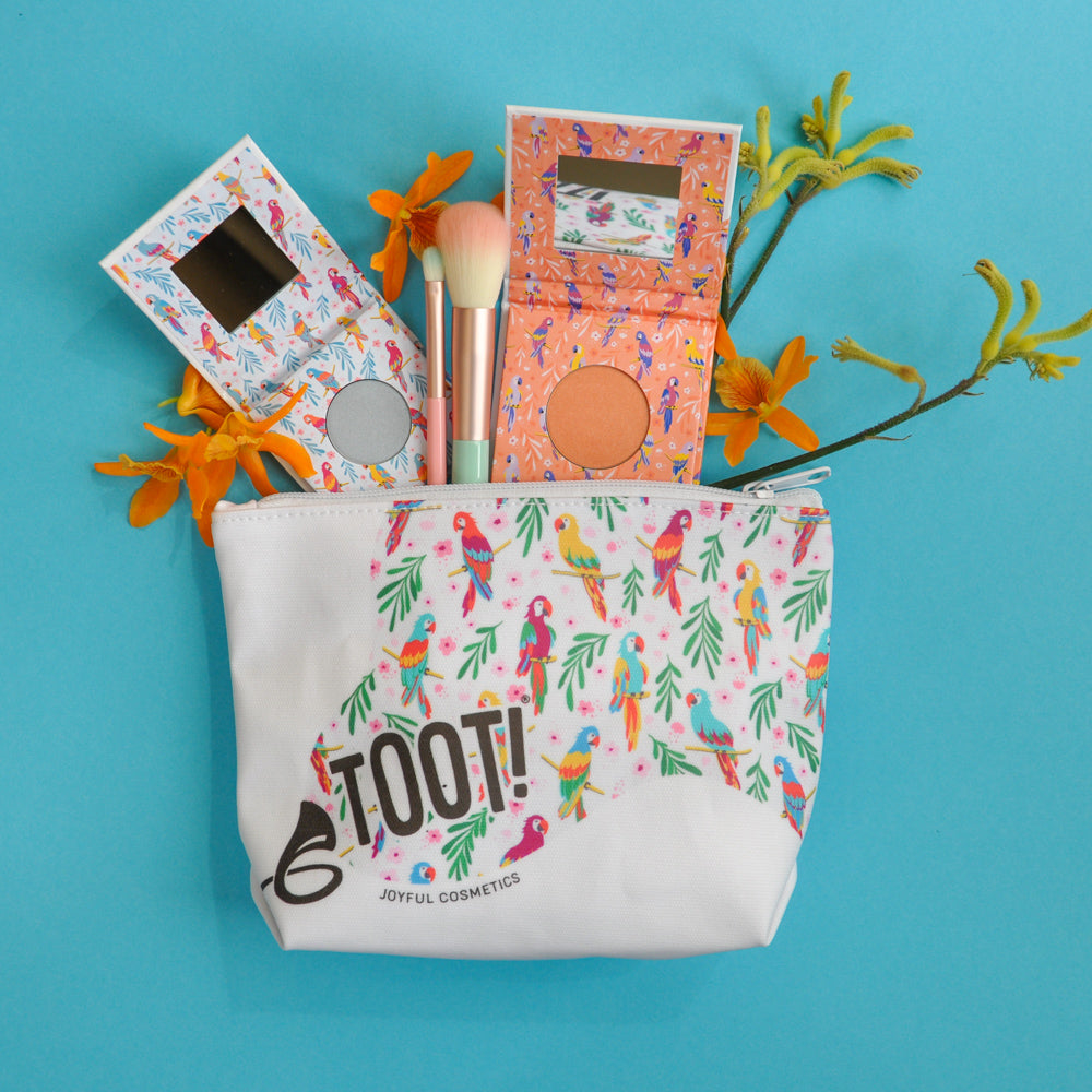 Pretty Parrot Makeup Bag