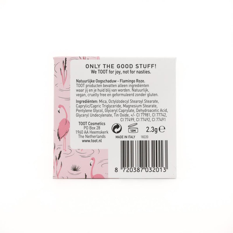 TOOT Natuurlijke Oogschaduw - Flamingo Roze - toot.nl - Natuurlijke make-up - Kindermake-up - Kinder make-up - Cadeau voor meisje