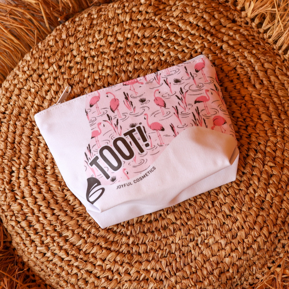 Fabulous Flamingo Makeup Bag