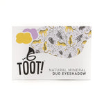 TOOT Natuurlijke Duo Oogschaduw - Goudgeel & Paars - toot.nl - Natuurlijke make-up - Kindermake-up - Kinder make-up - Cadeau voor meisje